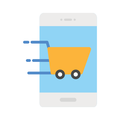 온라인 쇼핑 Generic color fill icon