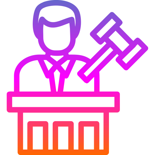 Judge Generic gradient outline icon