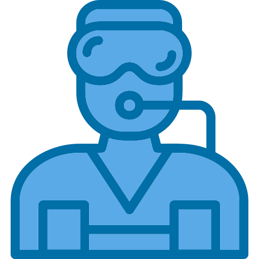 Diver Generic color lineal-color icon