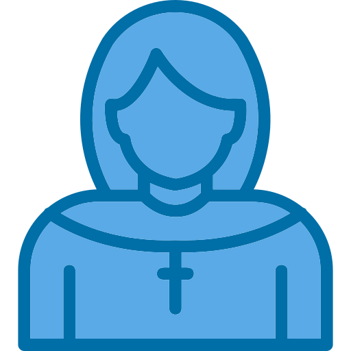 Nun Generic color lineal-color icon