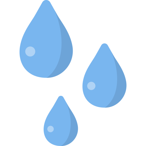 gotas de agua Generic color fill icono