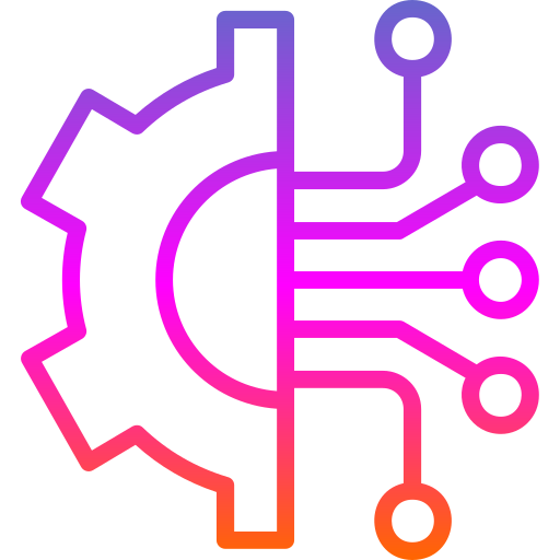 Deep learning Generic gradient outline icon