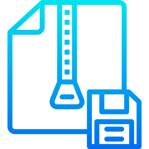 ファイル srip Gradient icon