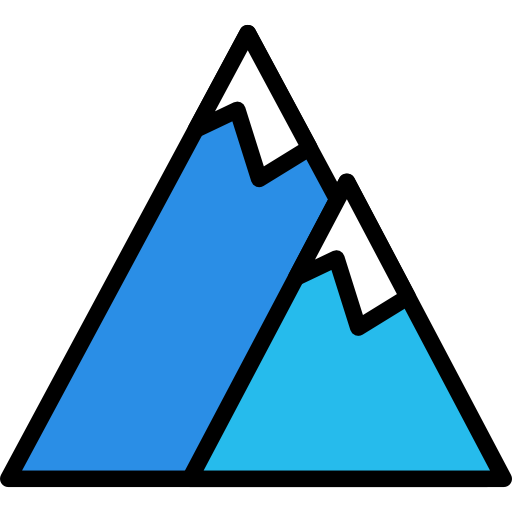 Mountain Darius Dan Lineal Color icon