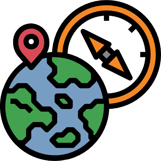 Earth globe Surang Lineal Color icon