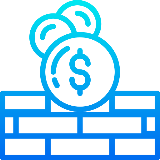 Payment srip Gradient icon