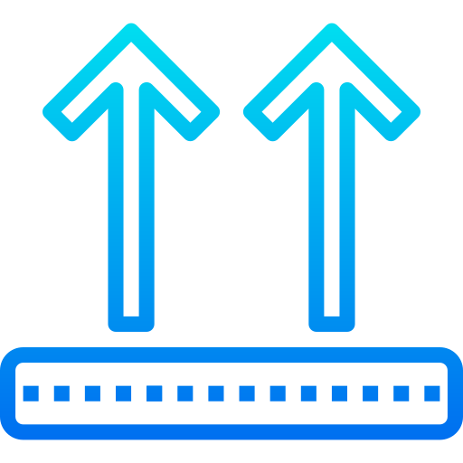 aufwärtspfeil srip Gradient icon