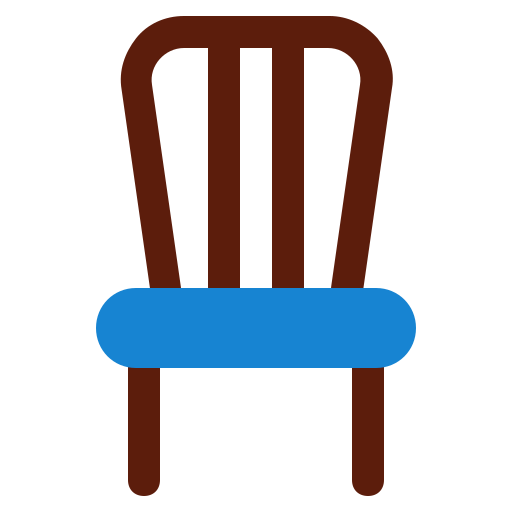 silla del comedor Generic color fill icono