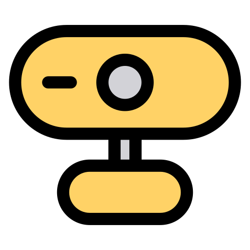webcam Generic color lineal-color icoon