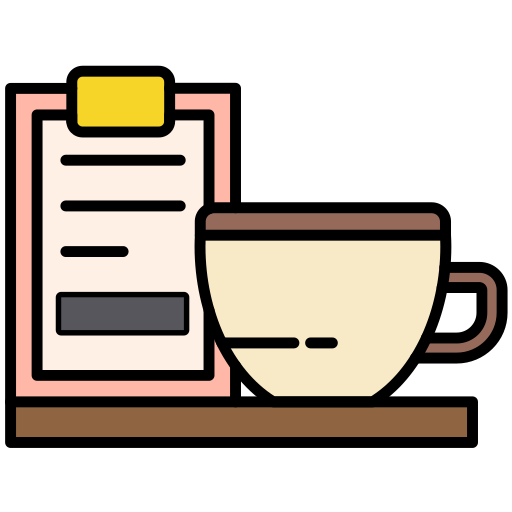 koffie menu Generic color lineal-color icoon