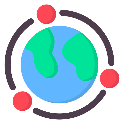 Global Network Generic color fill icon