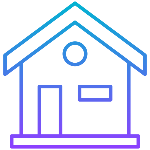 huis Generic gradient outline icoon