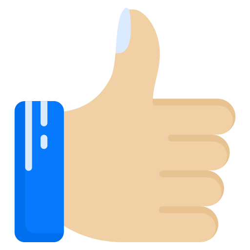 Thumbs up Generic color fill icon