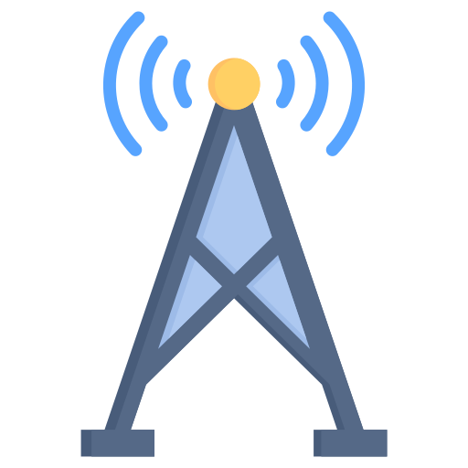 wifi-signal Generic color fill icon