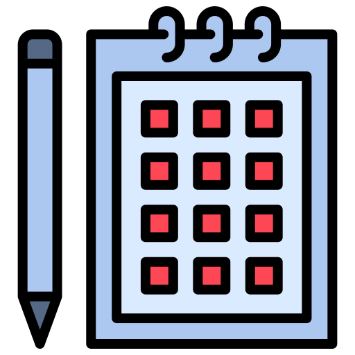 plan lekcji Generic color lineal-color ikona
