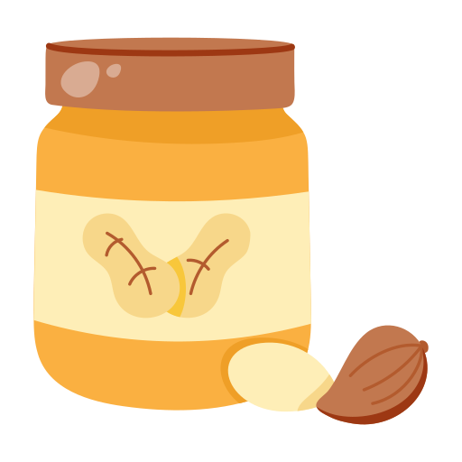 manteiga de amendoim Generic color fill Ícone