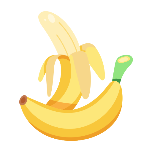 banana Generic color fill icona