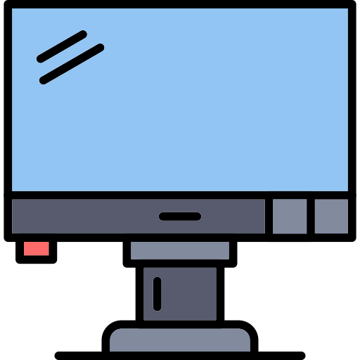 pantalla lcd Generic color lineal-color icono