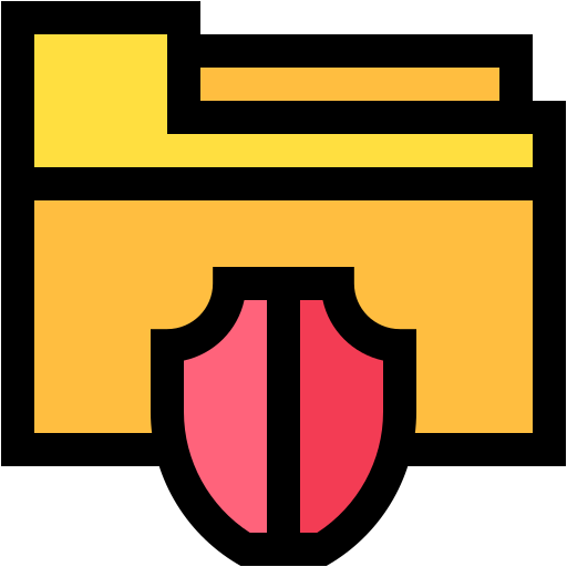 파일 보안 Generic color lineal-color icon