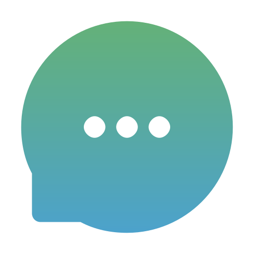 Chat Generic gradient fill icon