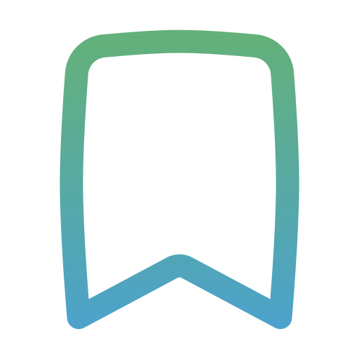 ブックマーク Generic gradient outline icon