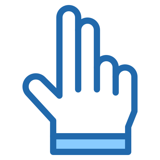 gest ręki Generic color lineal-color ikona
