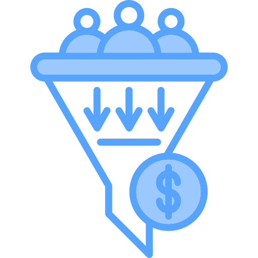 Sales funnel Generic color lineal-color icon