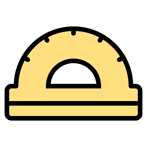 goniometro Generic color lineal-color icona