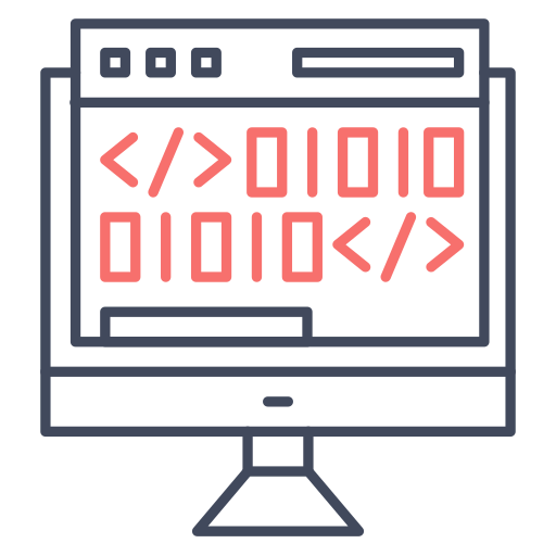 programmazione Generic color outline icona