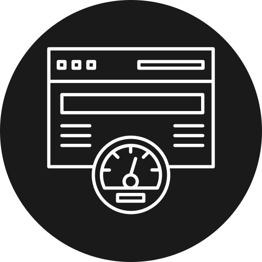 Page speed Generic black fill icon