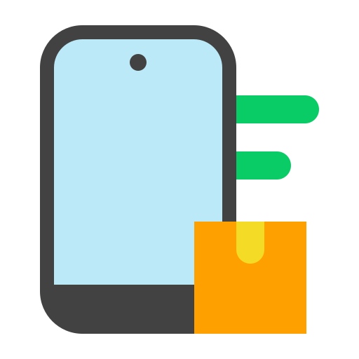 smartphone Generic color fill icona