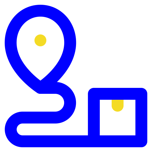 Route Generic color outline icon