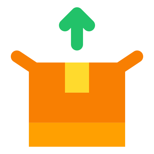 unboxing Generic color fill icon