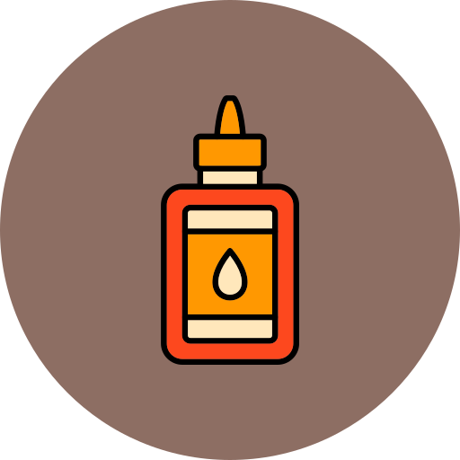 Glue Generic color lineal-color icon