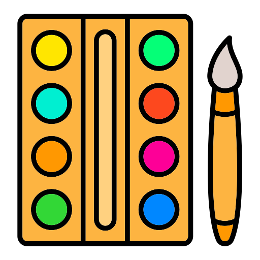 Watercolor Generic color lineal-color icon