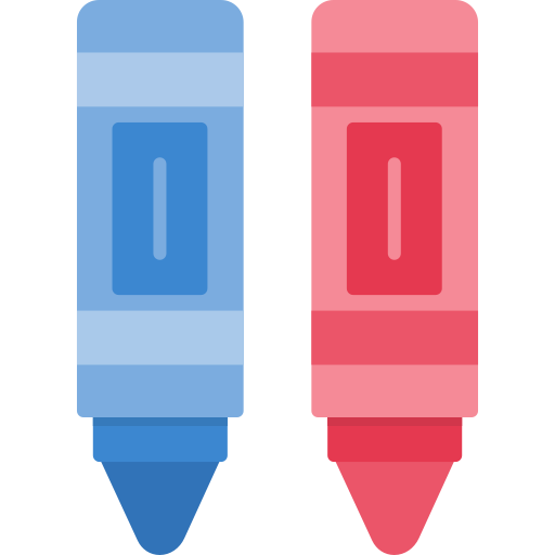 Crayon Generic color fill icon