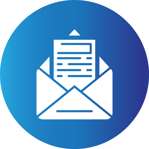 correo Generic gradient fill icono