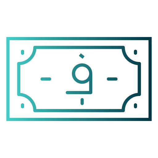 afghani Generic gradient outline icon