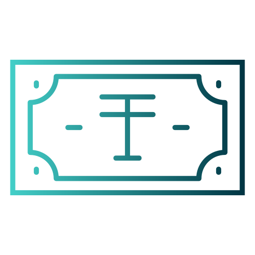 tenge Generic gradient outline icona