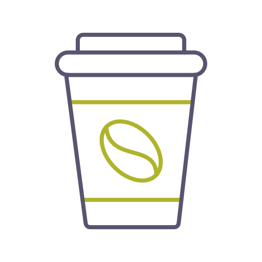 Кофейная чашка Generic color outline иконка
