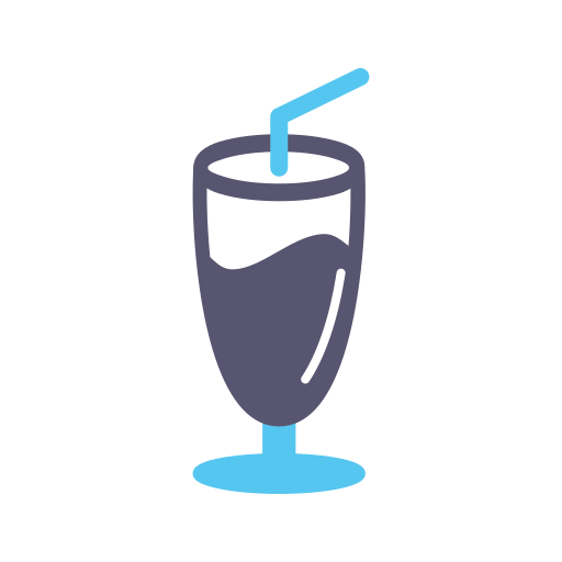 Молочный коктейль Generic color fill иконка