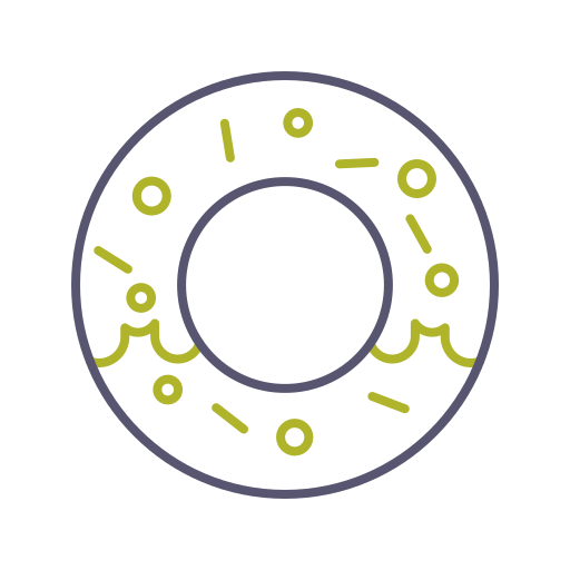 Donut Generic color outline icon