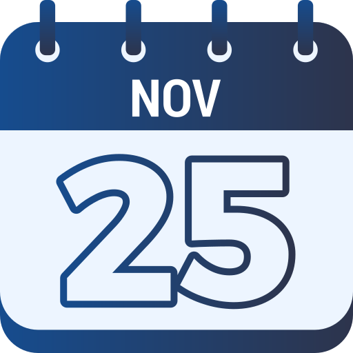 25 november Generic gradient fill icoon