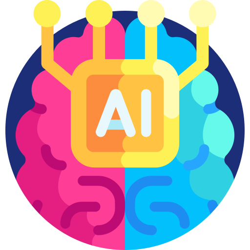 Artificial intelligence Detailed Flat Circular Flat icon