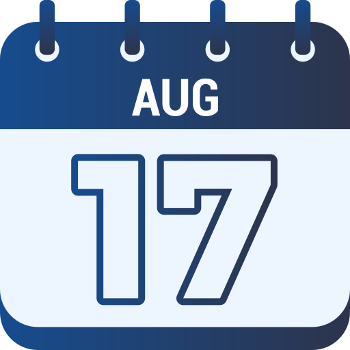17 sierpnia Generic gradient fill ikona