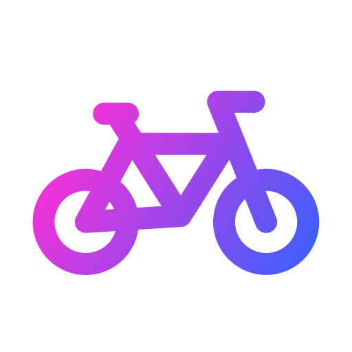 bicyclette Generic gradient outline Icône