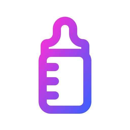 哺乳瓶 Generic gradient outline icon