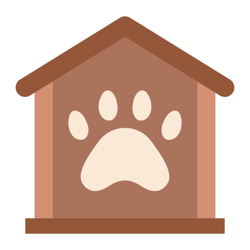 Pet Friendly Generic color fill icon