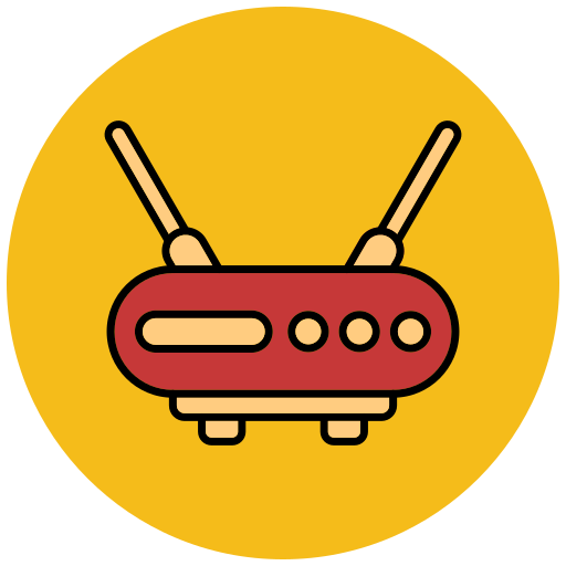 router Generic color lineal-color icon