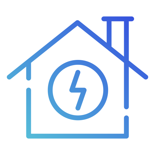 casa intelligente Generic gradient outline icona